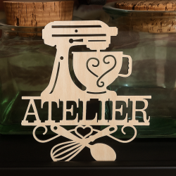 Panneau bois robot pâtissier - ANTHENAIS