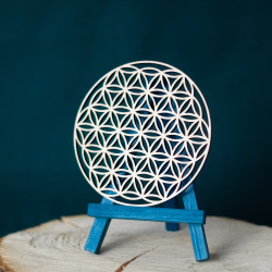 Fleur de vie en bois - Atelier Français Anthénaïs