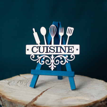 Plaque cuisine en bois