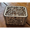La Boîte aux Roses –Coffret bois personnalisé gravé au laser
